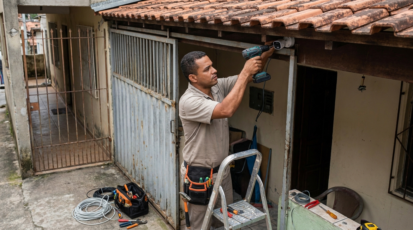 Instalação de Câmera Residencial em Manaus‑AM