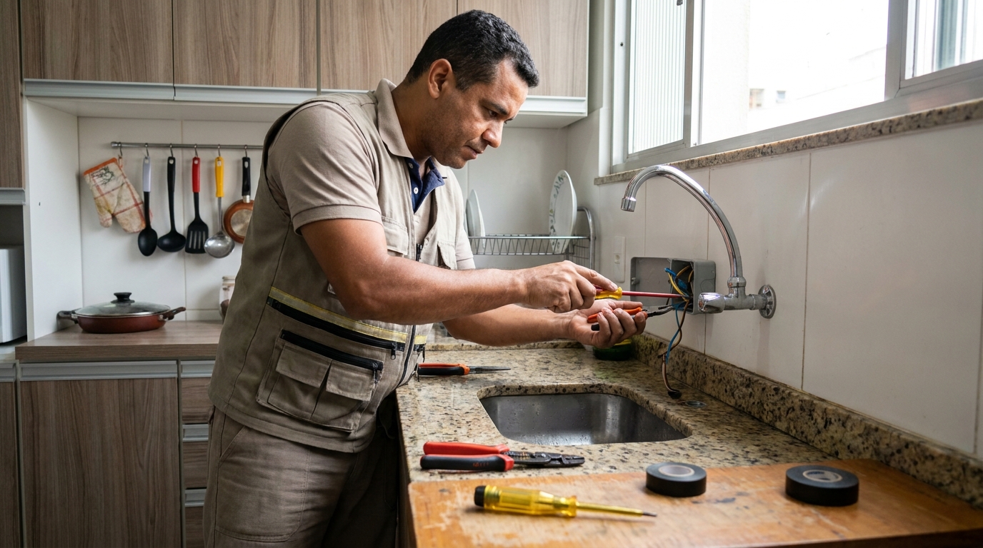 Instalação em Cozinha ou Área Gourmet em Manaus‑AM