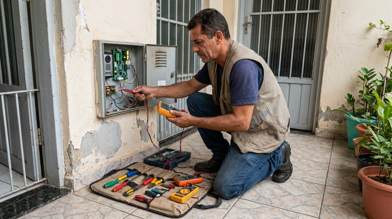 Troca de Fiação de Interfone em Manaus‑AM